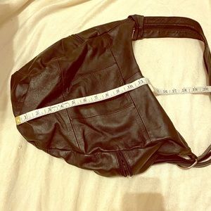 Leather convertible backpack/ shoulder bag